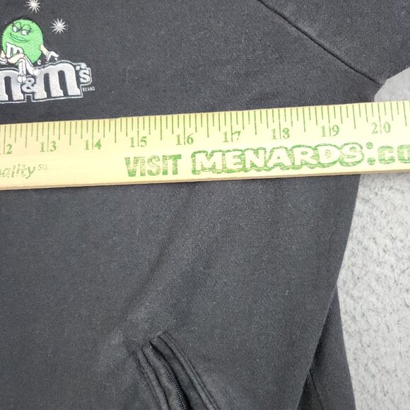 VTG M&M's Full Zip Hoodie Women's Extra Large Sweatshirt Jacket Embroidered Y2K - Picture 6 of 11